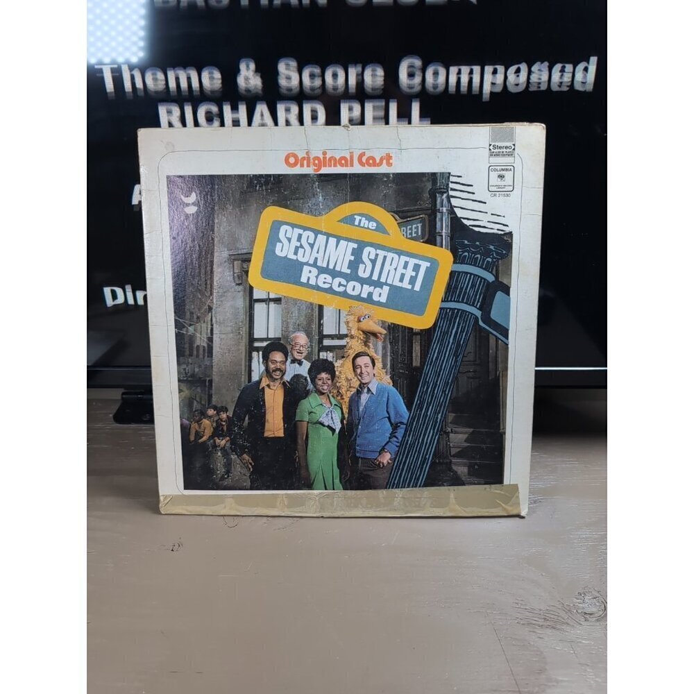 Original Cast Sesame Street Book And Record   Record Album Vinyl LP